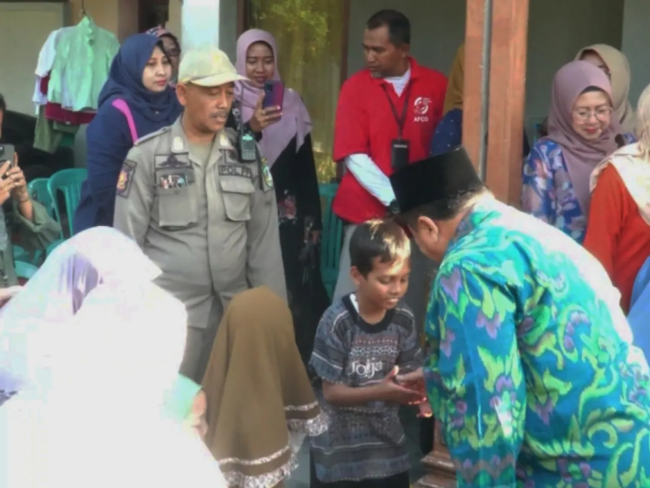 Bupati dan Wabup Jombang Kunjungi Bocah Penderita Jantung Bawaan di Temuwulan Perak