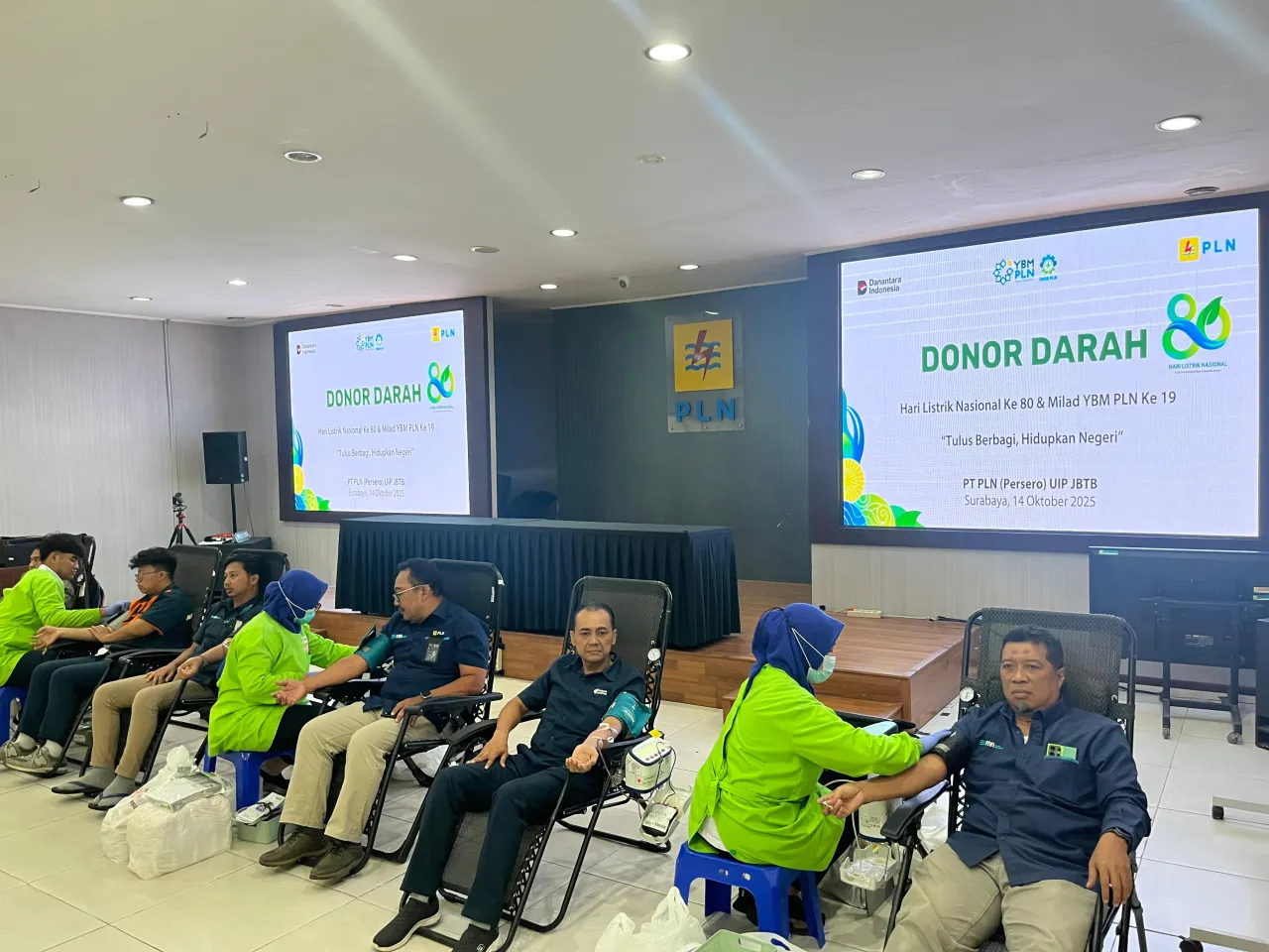 Rayakan HLN ke-80 dan Milad YBM PLN ke-19, PLN UIP JBTB Hidupkan Semangat Kepedulian Lewat Donor Darah