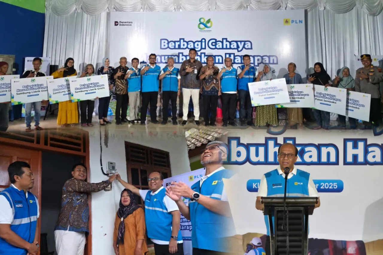 Peringati Hari Listrik Nasional ke 80, PT PLN (Persero) dan Bupati Klaten Terangi Harapan Kab Klaten
