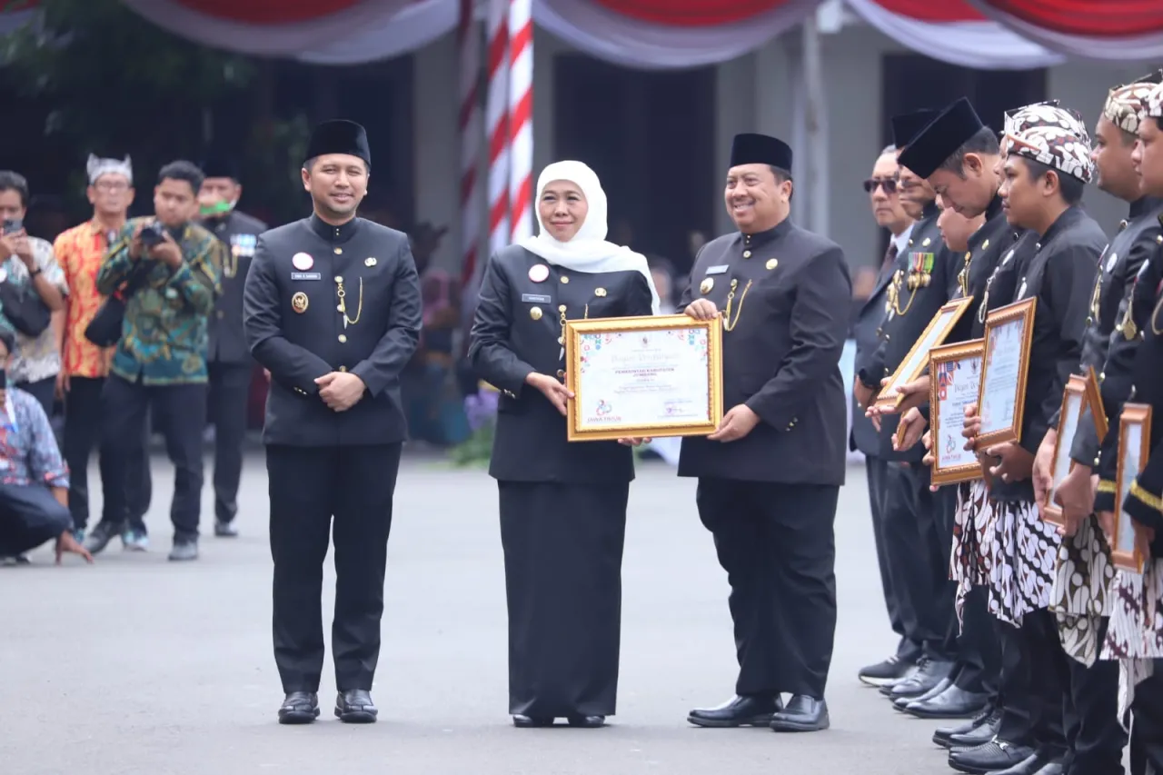 Jombang Sabet Juara III Penyelenggaraan Nama Rupabumi di Hari Jadi Ke-80 Provinsi Jawa Timur