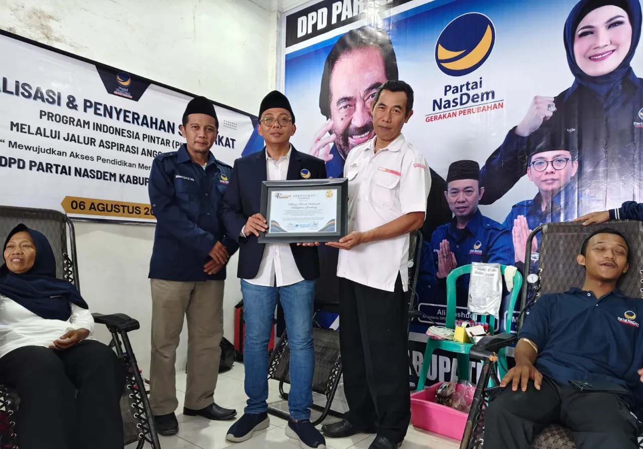 DPD Partai NasDem Kabupaten Jombang Gelar Donor Darah dan Sosialisasi Kesehatan dalam Semarak HUT ke-14