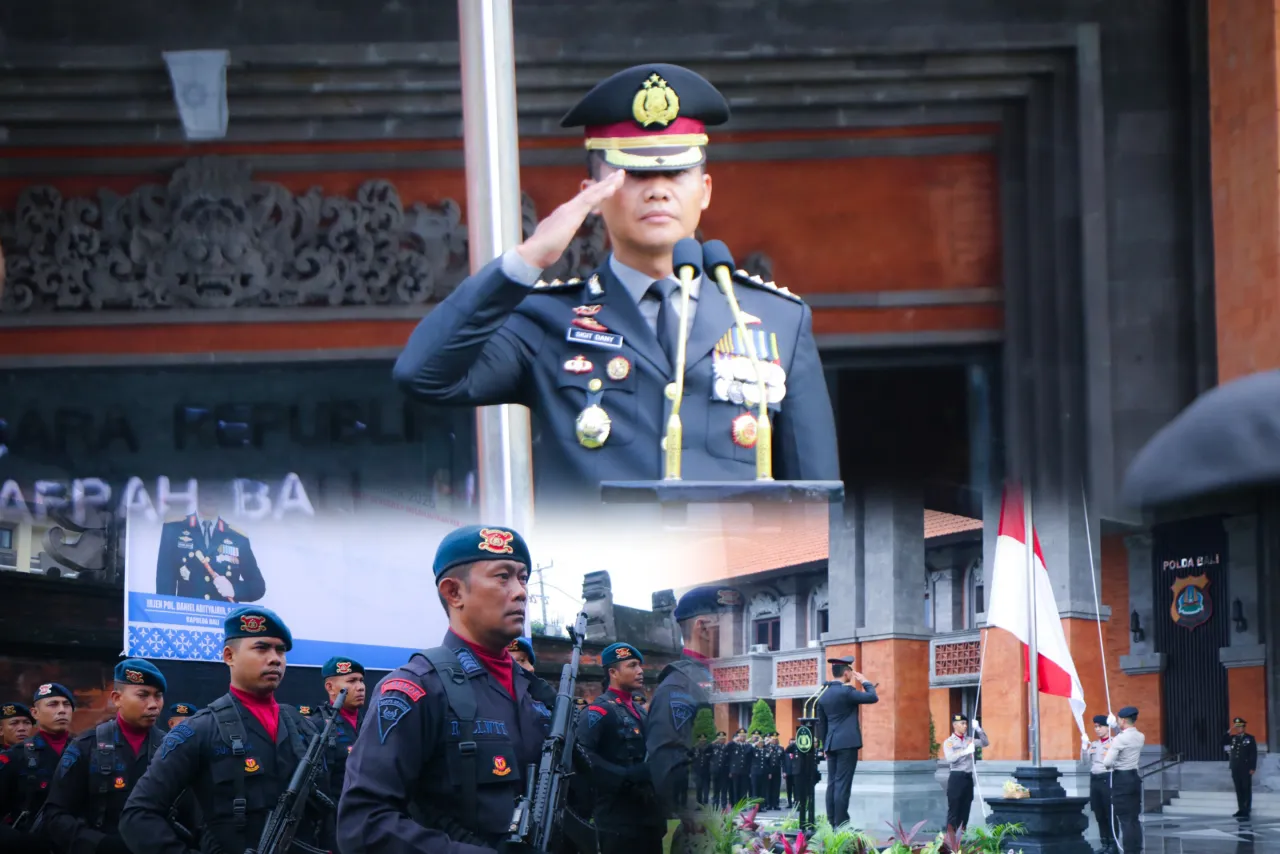 Polda Bali Gelar Upacara Hari Pahlawan: Karo SDM Ajak Anggota Teladani Semangat Juang Para Pahlawan