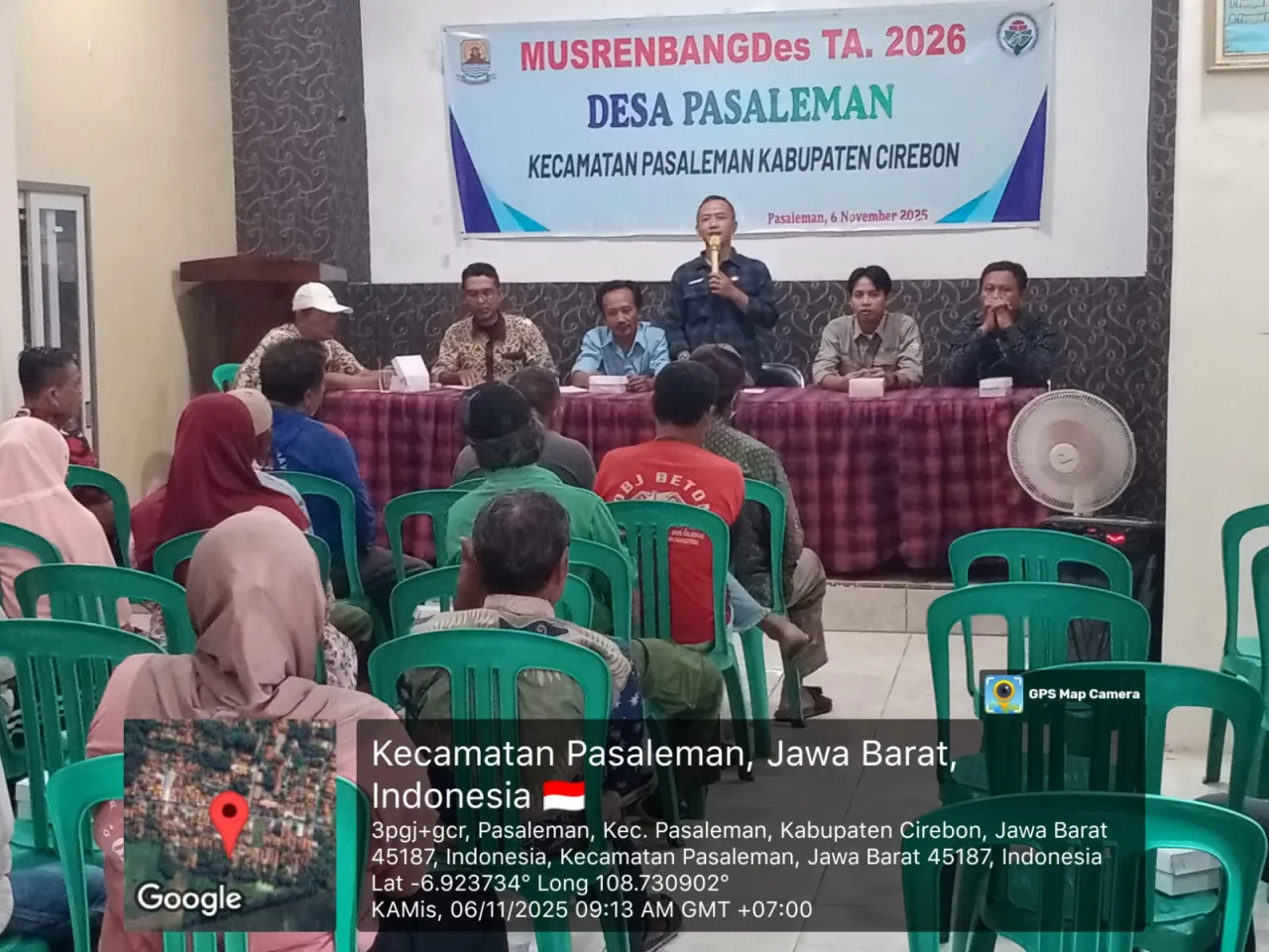 Gelar Musrenbangdes, Pemdes Pasaleman Kecamatan Pasaleman Persiapkan Program 2026