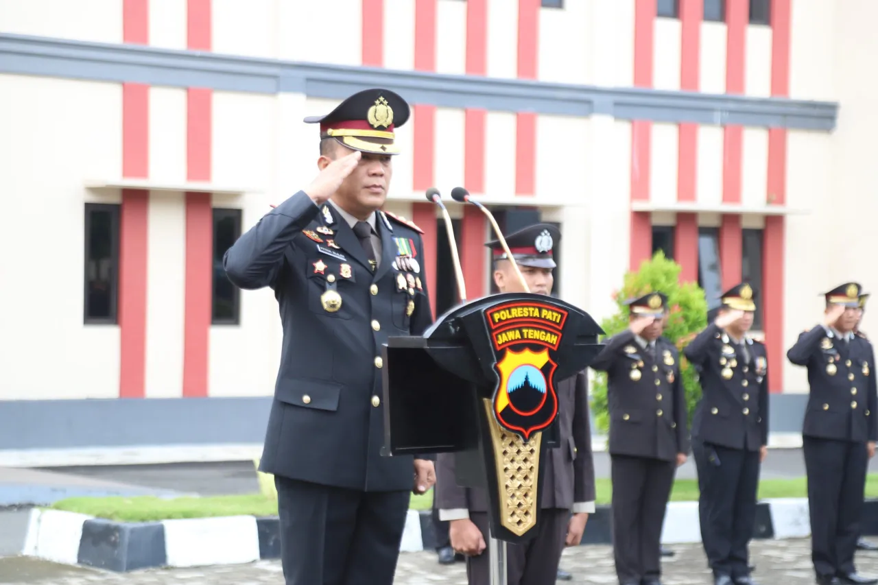 Wakapolresta Pati Ajak Anggota Jadikan Semangat Pahlawan Sebagai Api Pengabdian