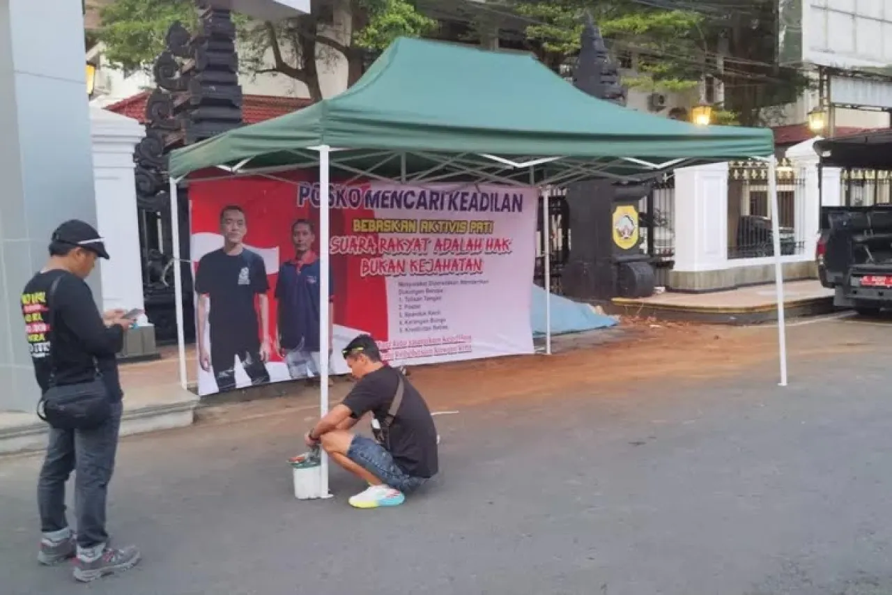 725 Warga Teken Surat Jaminan, AMPB Ajukan Penangguhan Penahanan Botok dan Teguh ke Polresta Pati