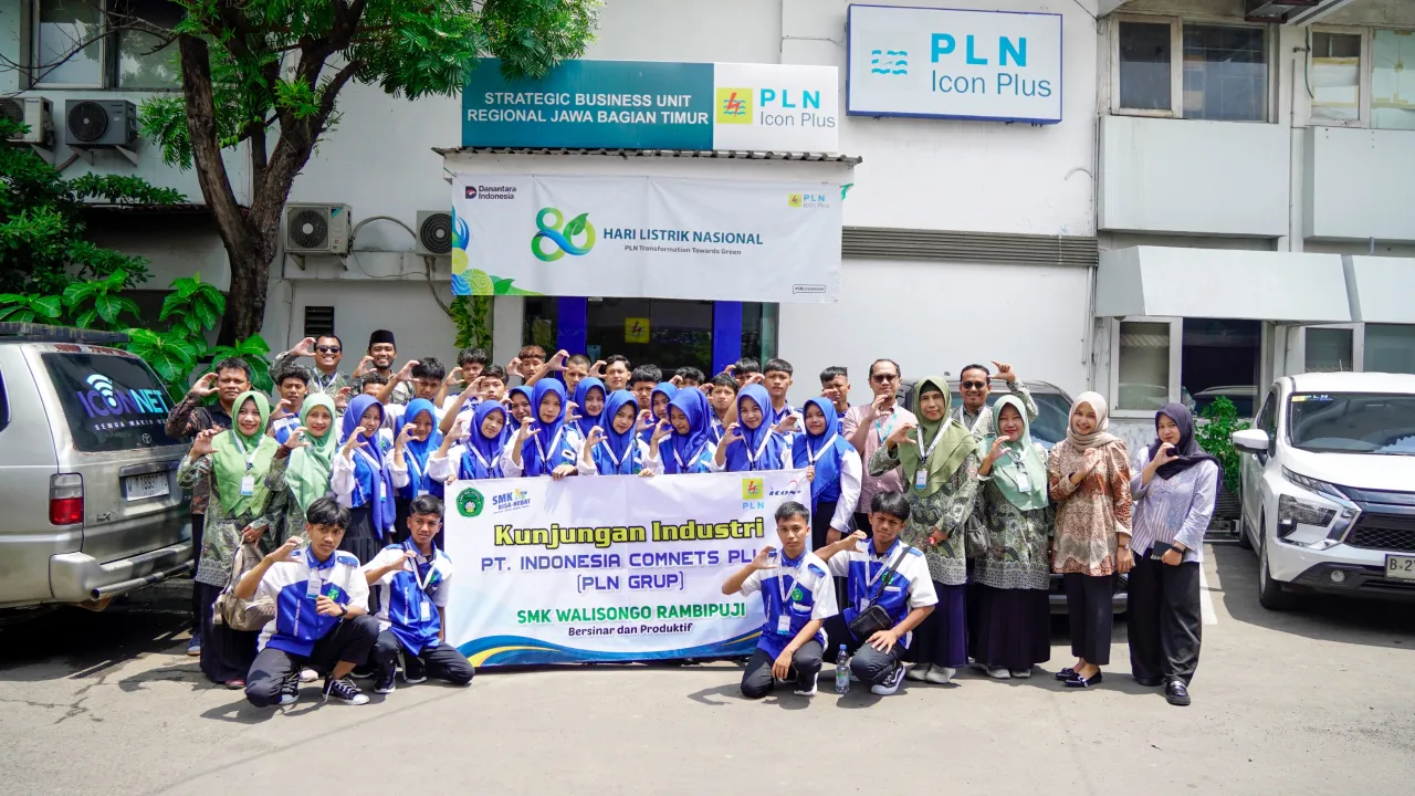 Dukung Penguatan Kompetensi Siswa, PLN Icon Plus Terima Kunjungan Industri SMK Walingso Rambipuji Jember