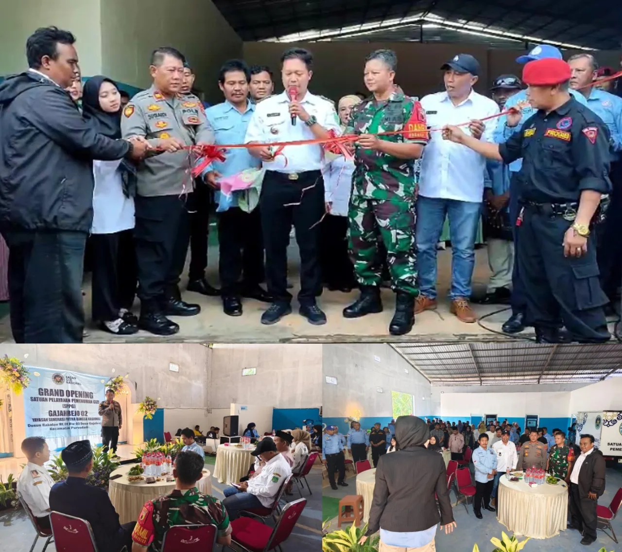 Peresmian Dapur SPPG Gajahrejo 2, Forkopimcam Puwodadi Dukung Program MBG