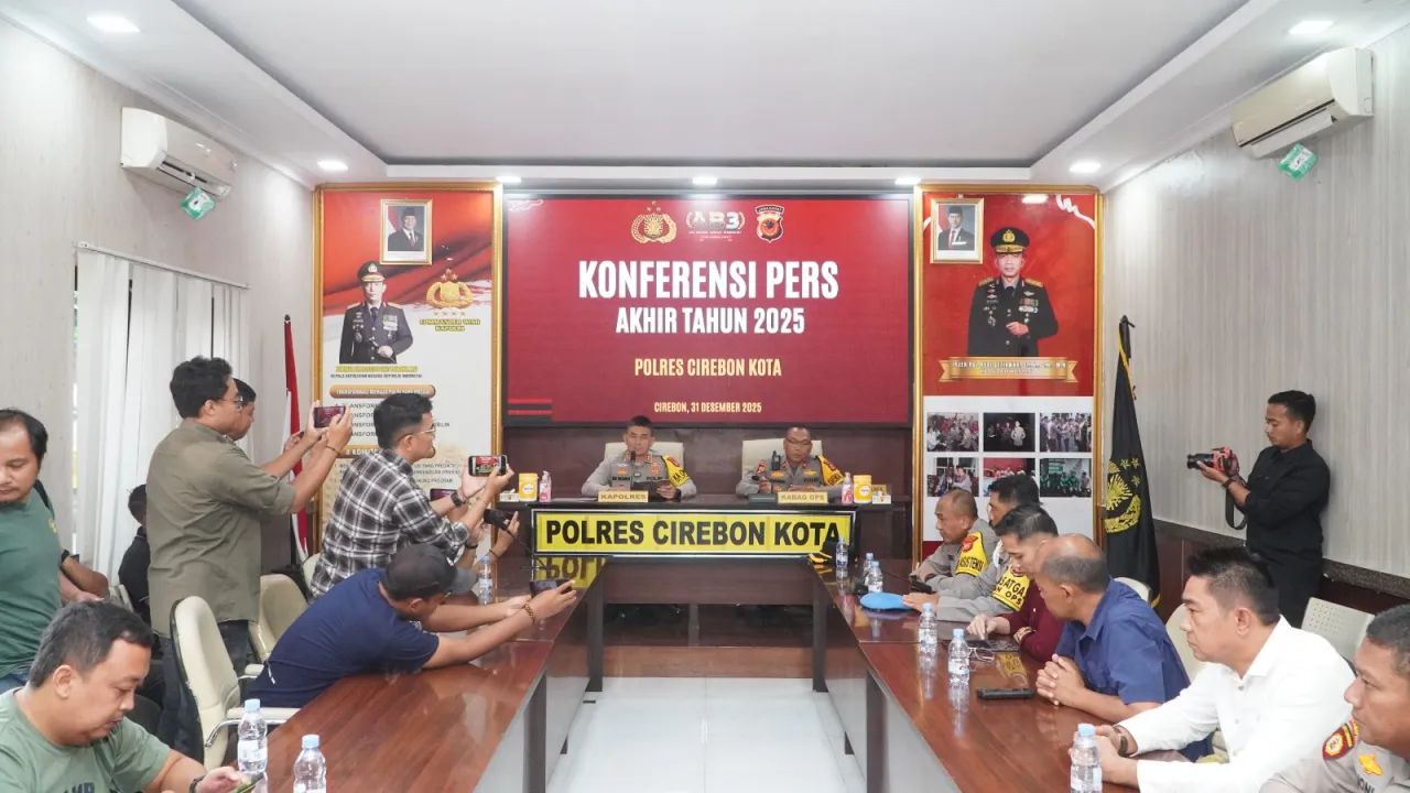 Capaian Kinerja Satresnarkoba Polres Cirebon Kota 2025, Kasus Penyalahgunaan Narkoba Turun 3 Persen