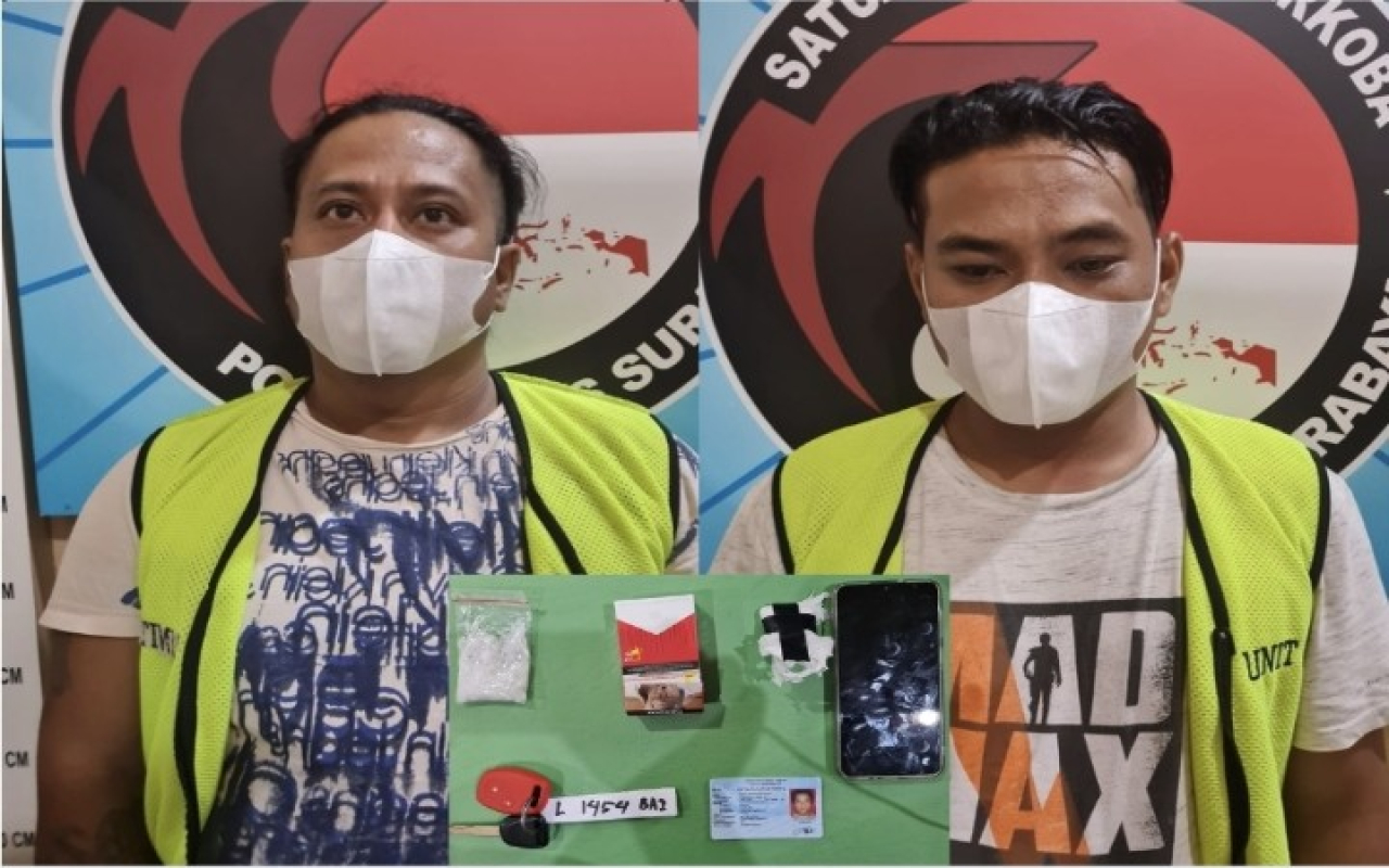 Dua Pengedar Sabu Diringkus, Polisi Sita Barang Bukti 14,474 Gram Sabu Siap Edar