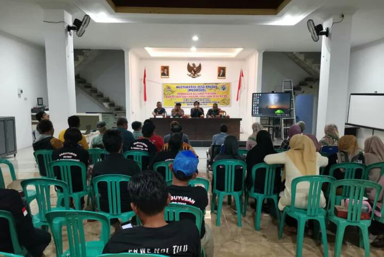Penetapan Keluarga Penerima Manfaat BLT-DD Tahun 2025 di Desa Karangtengah 