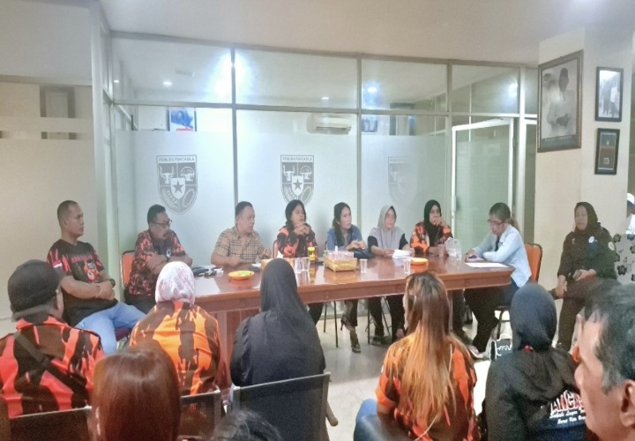 Sekretaris Jenderal MPC PP Surabaya, H. Baso Juherman, S.P., S.H., bersama jajaran pengurus 
