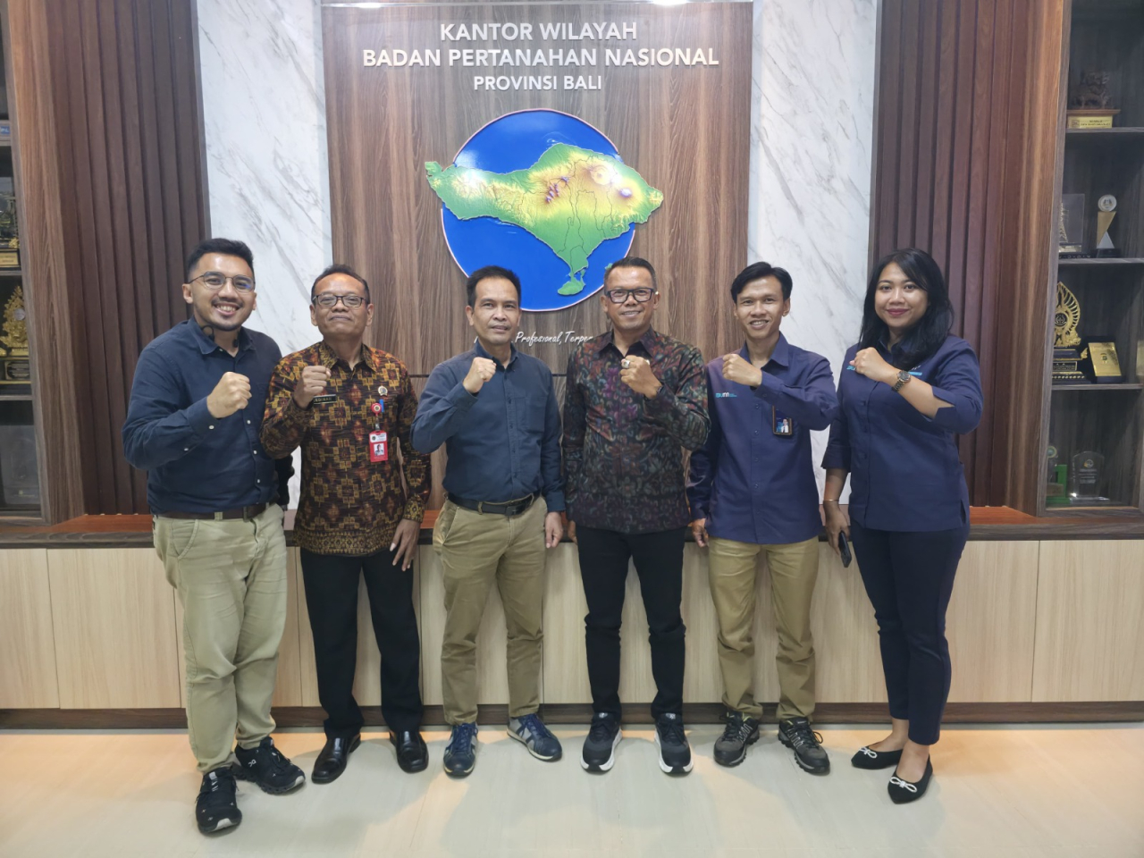 Jelang Hari Lahir Pancasila PT PLN (Persero) UIP JBTB Perkuat Sinergi dengan Kantor Wilayah BPN Bali 