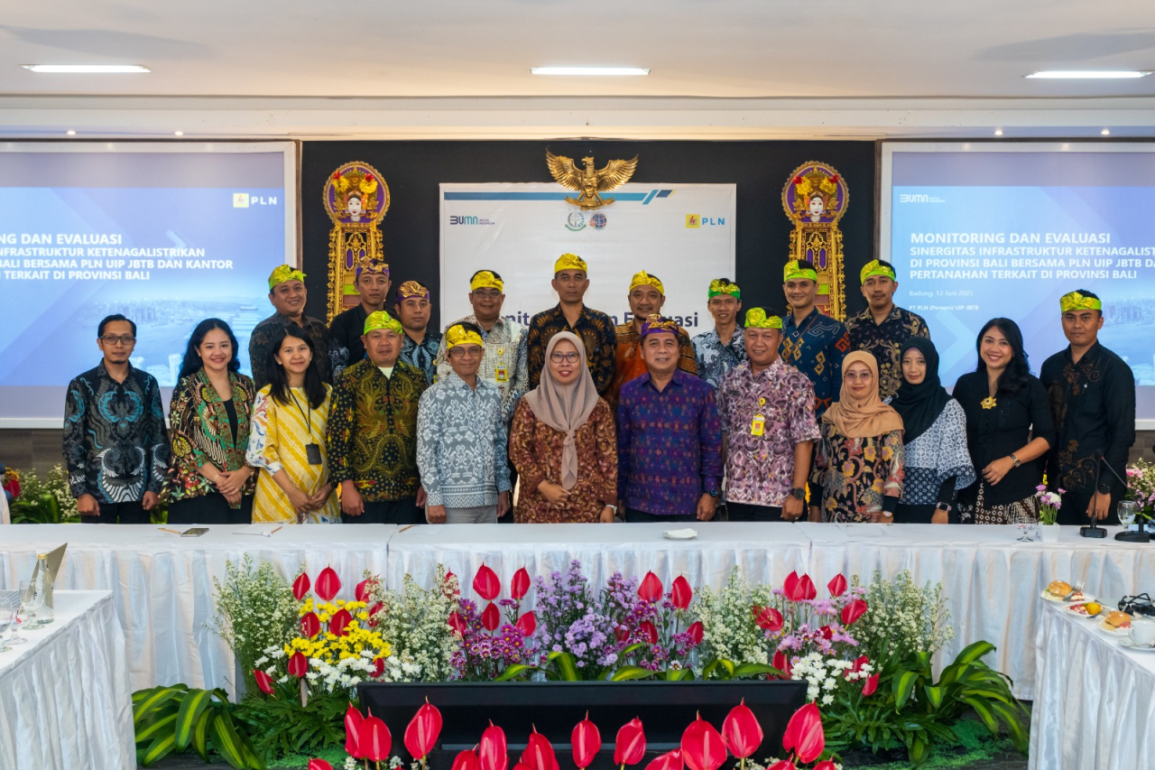 PLN untuk Rakyat, PT PLN (Persero) UIP JBTB Lakukan Monitoring dan Evaluasi dengan Kantor Wilayah dan Kantor Pertanahan Bali dalam rangka upaya Pengamanan Aset Proyek Strategis Nasional Infrastruktur Ketenagalistrikan