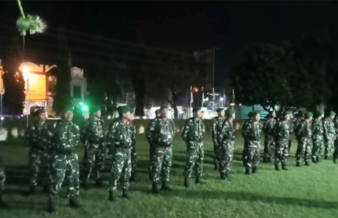 Pengamanan Ketat di Gedung DPRD Rembang, Kodim 0720 Siagakan 30 Personil
