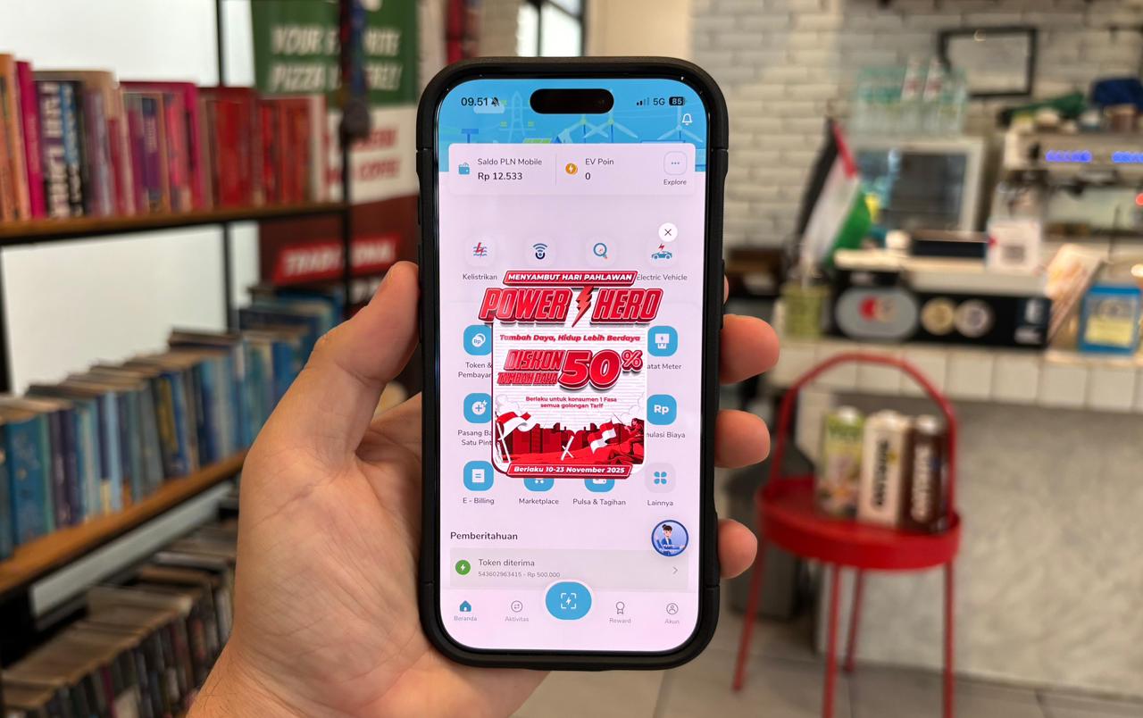 Semangat Hari Pahlawan, PLN Luncurkan Program “Power Hero”, Beri Diskon 50% Tambah Daya