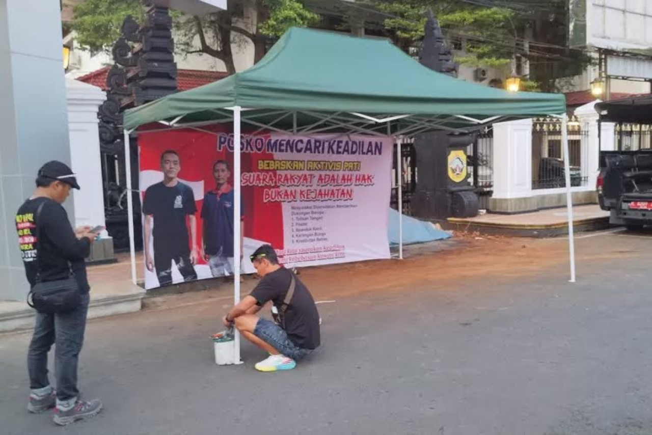 725 Warga Teken Surat Jaminan, AMPB Ajukan Penangguhan Penahanan Botok dan Teguh ke Polresta Pati