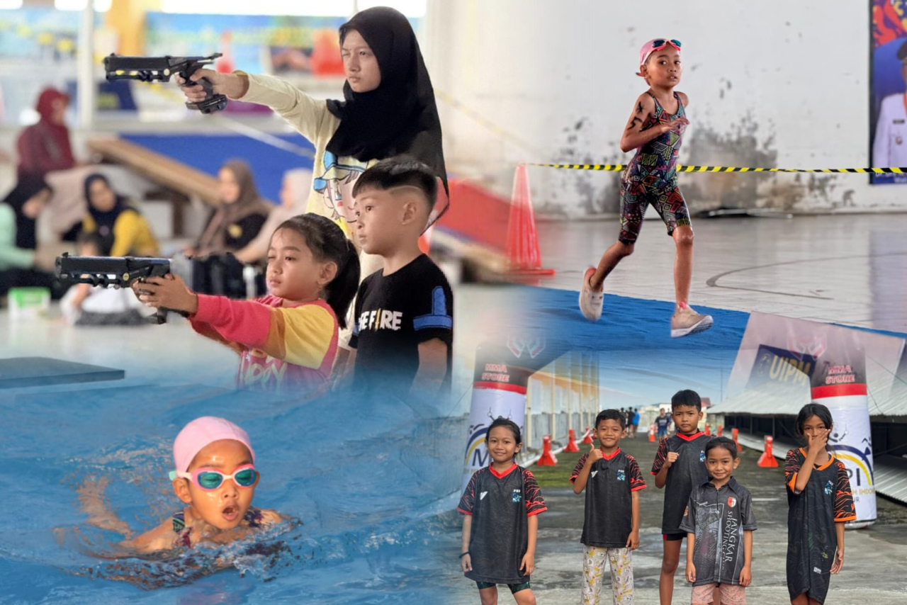 Siswa SDN Petung Asri 1 Pandaan Wakili Pasuruan di Kejurprov Modern Pentathlon 2025