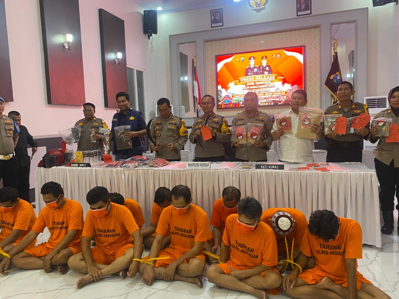 Polres Pasuruan Rilis Kinerja 2025, Kecelakaan Lalu Lintas Naik 2,3 Persen