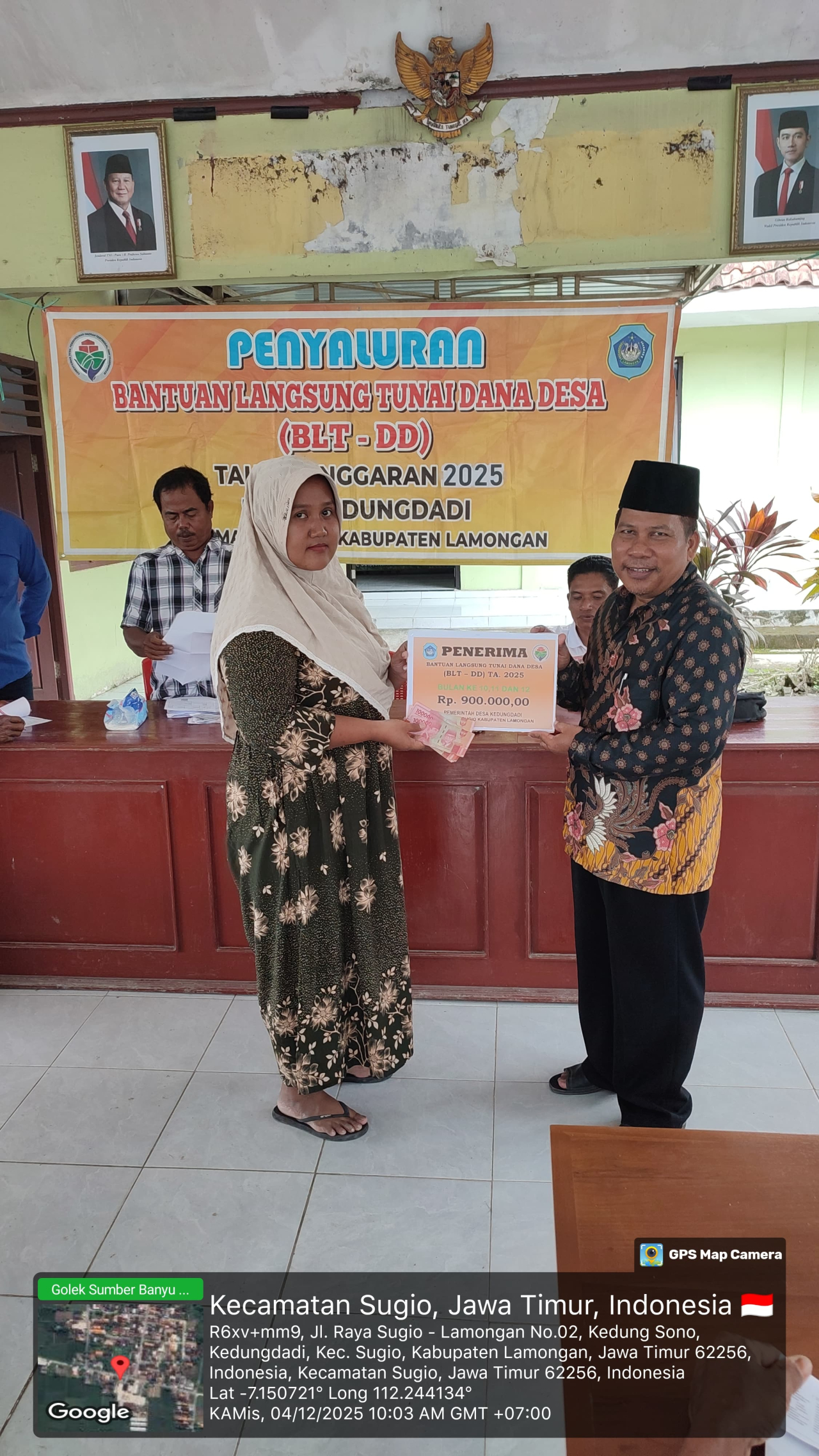 Pemerintah Desa Kedungdadi bagikan BLT DD Berjalan Dengan Lancar Dan kondusif