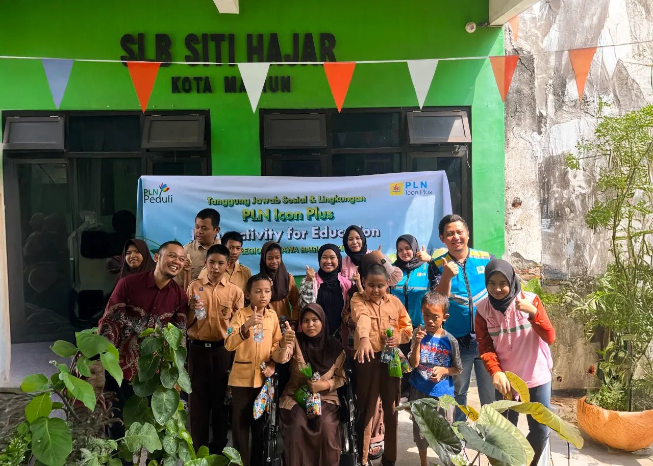 PLN Icon Plus Perkuat Pendidikan Inklusif bagi Siswa SLB Siti Hajar Madiun