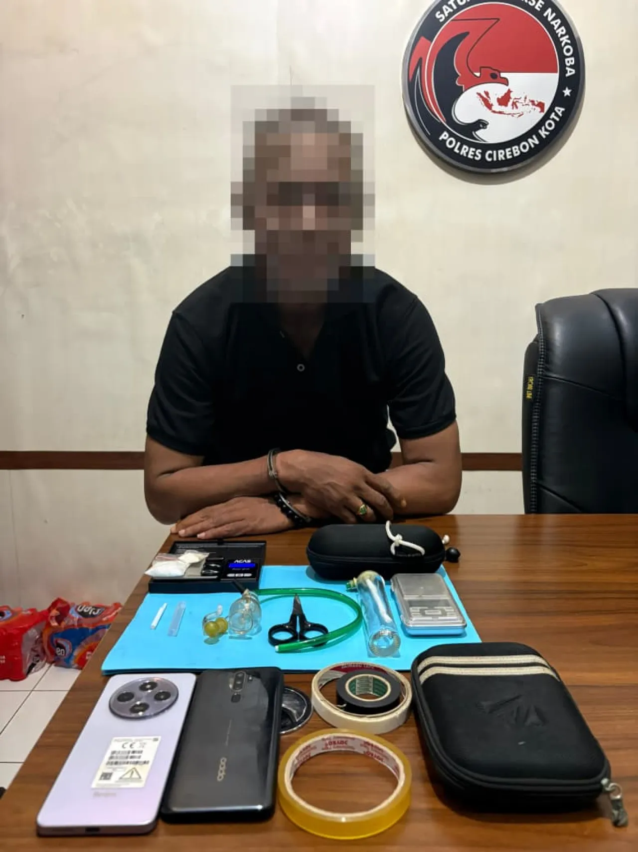 Ungkap Kasus Penyalahgunaan Sabu, Sat Resnarkoba Polres Cirebon Kota Amankan Seorang Tersangka