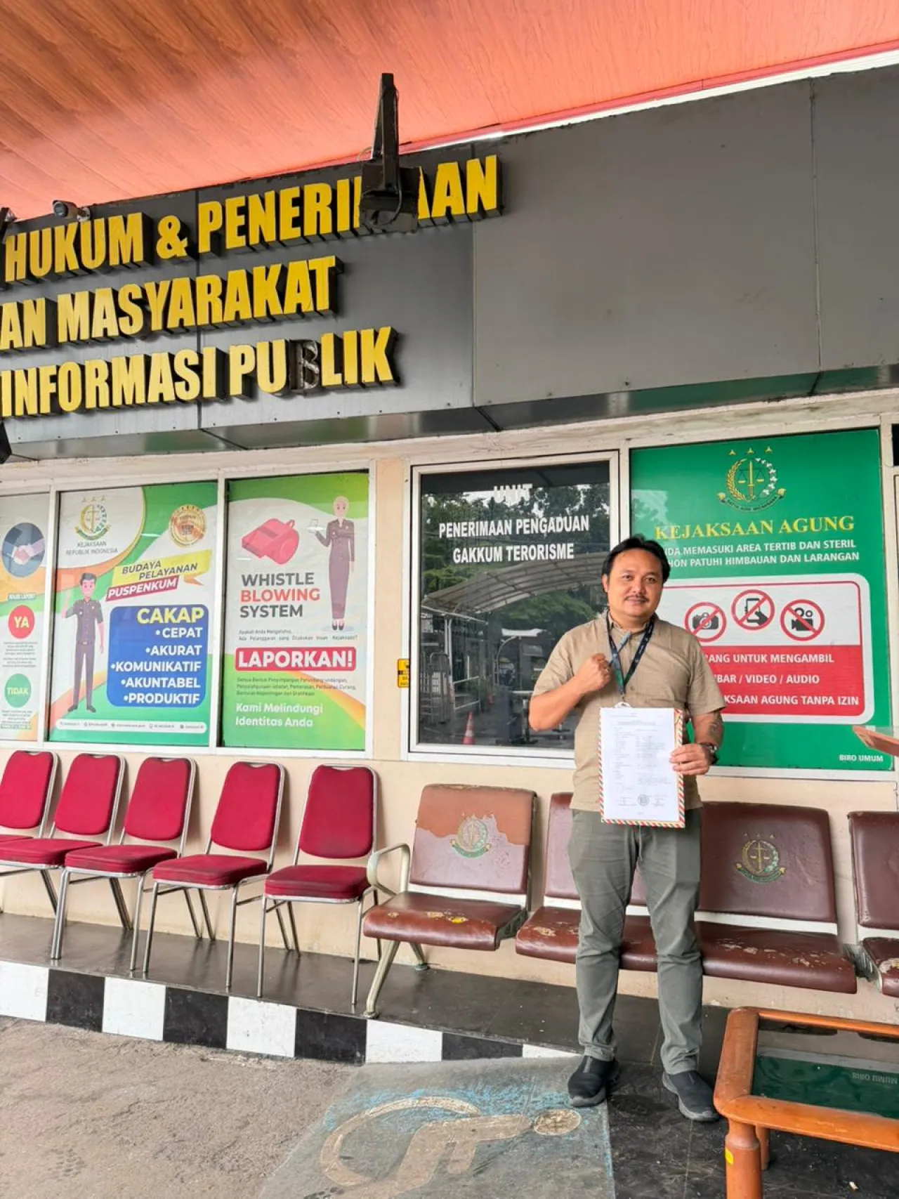 Laporkan Dugaan Pelanggaran Hukum Oknum DPRD Pati, Anang Afiyana Firdaus Datangi Kejaksaan Agung