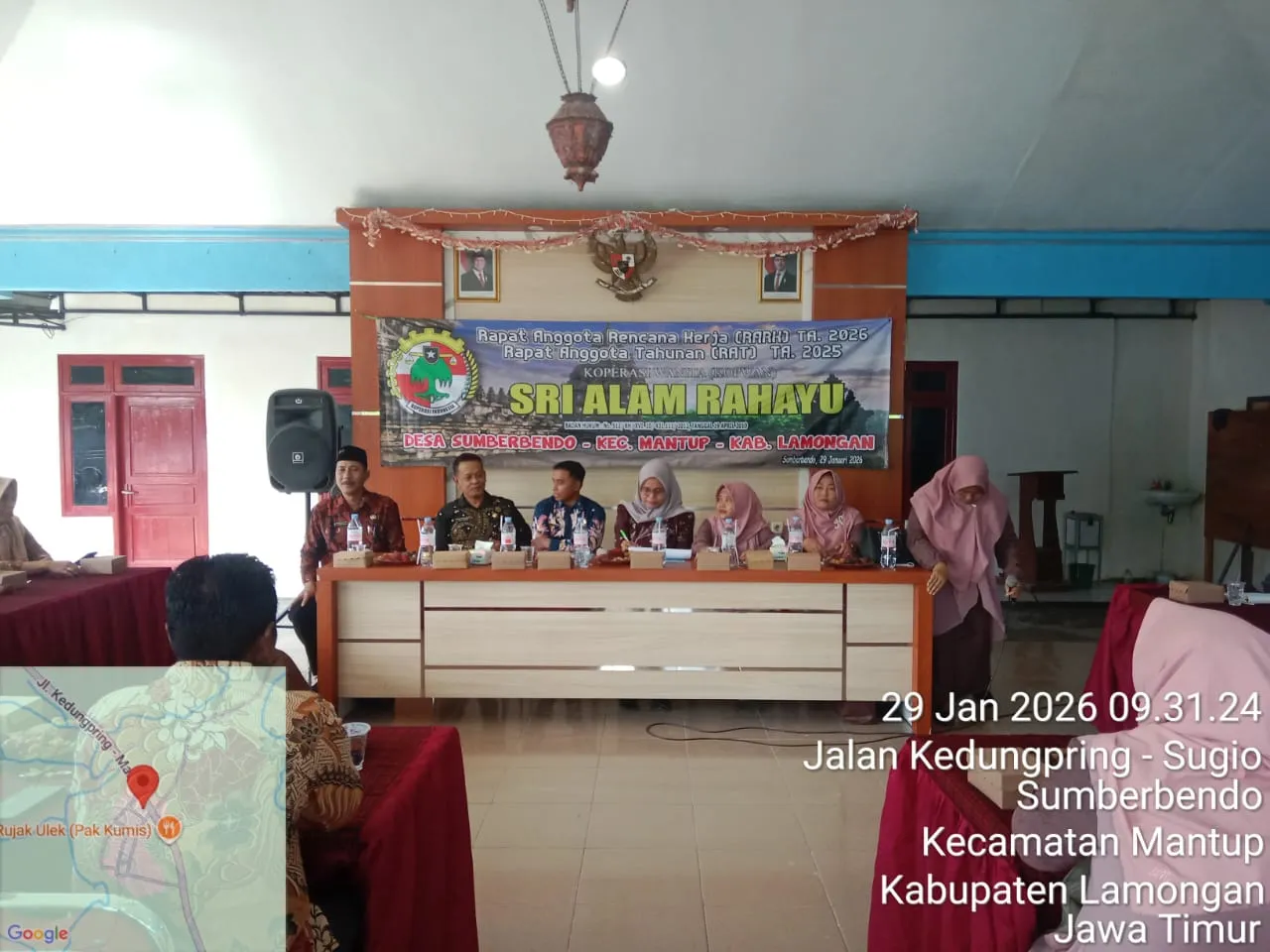 Rapat Anggota Kopwan Sri Alam Rahayu Bukan Permalitas Melaikan Wujud Nyata Perjuwagan Kemakmuran Desa Sumberbendo