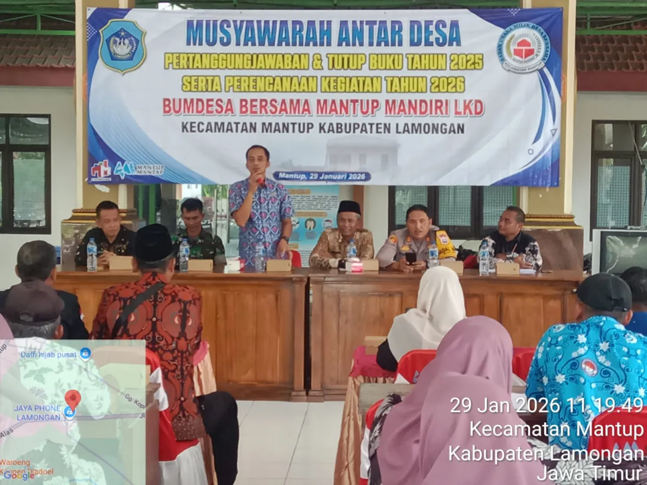 Musyawarah Antar Desa Mantup Bahas Tutup Buku 2025 Dan Perencanaan Keuangan 2026
