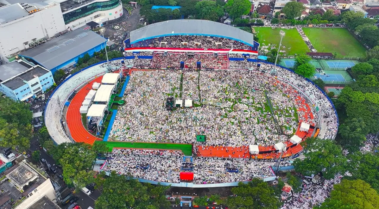 Presiden Prabowo Hadiri Mujahadah Kubro Satu Abad Nahdlatul Ulama di Malang