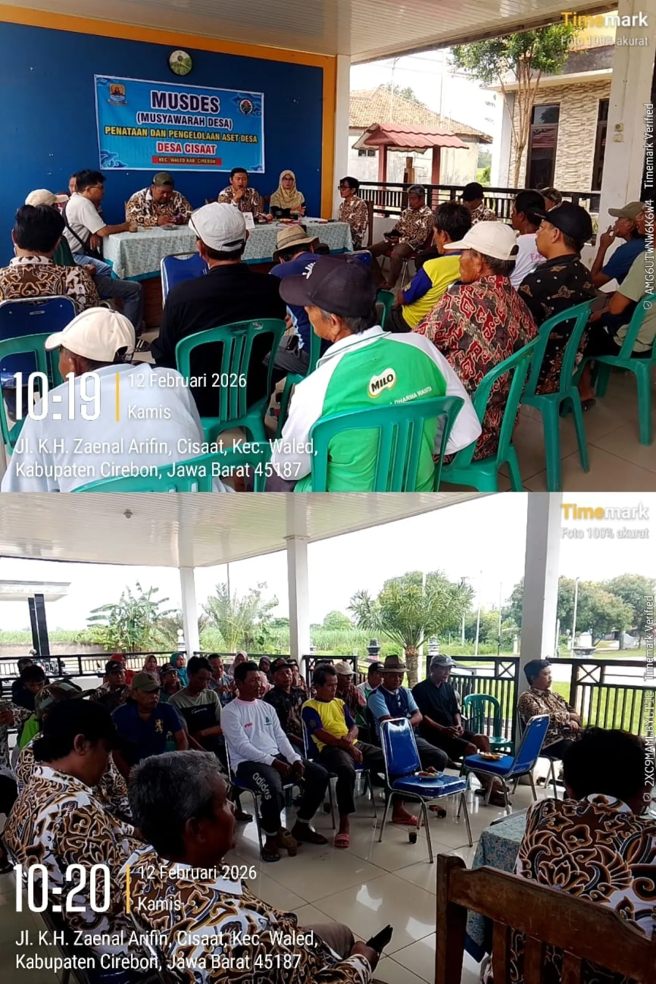 Musyawarah Desa Penyesuaian Pagu Dana Desa Tahun Anggaran 2026, Desa Cisaat