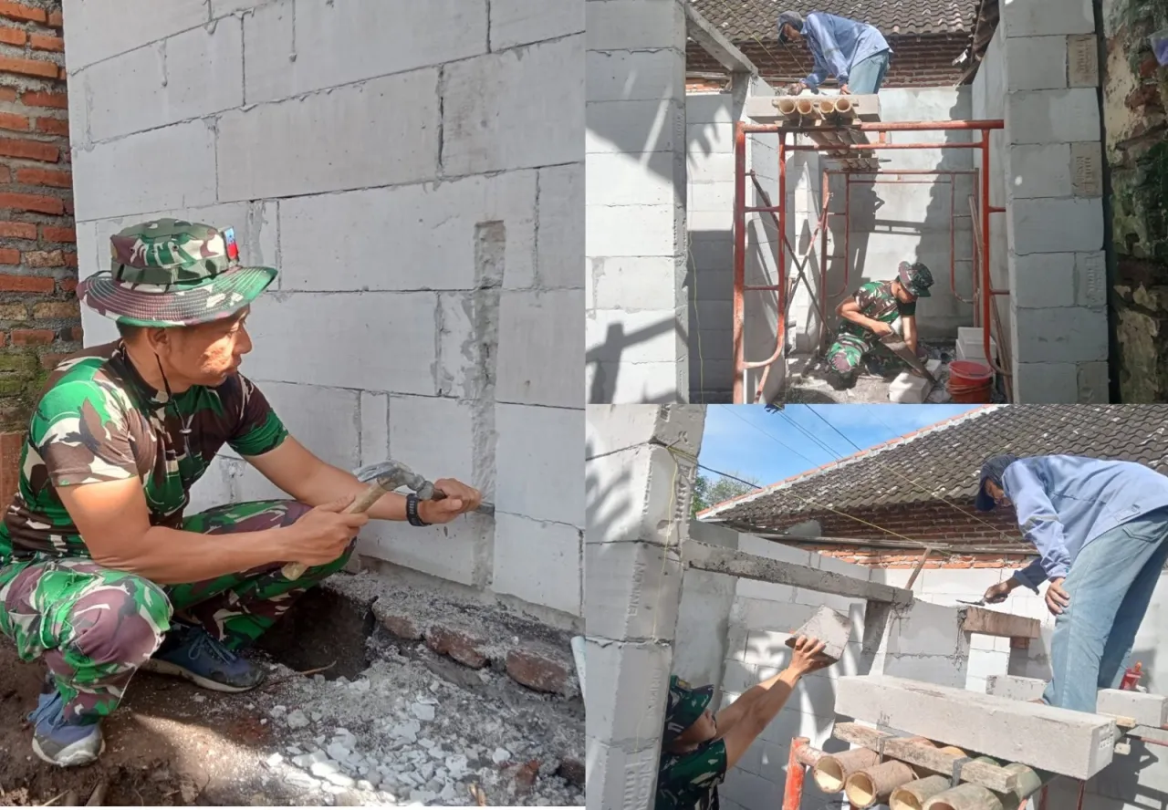 Satgas TMMD Pasuruan Percepat Pembangunan MCK Guna Tingkatkan Sanitasi Warga