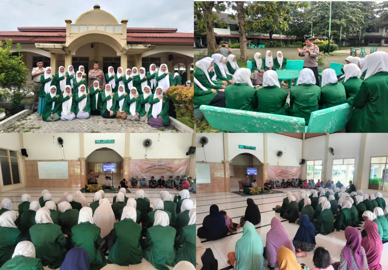 Polres Pasuruan Ajak Santriwati Bijak Bermedsos dan Pahami Teknologi AI