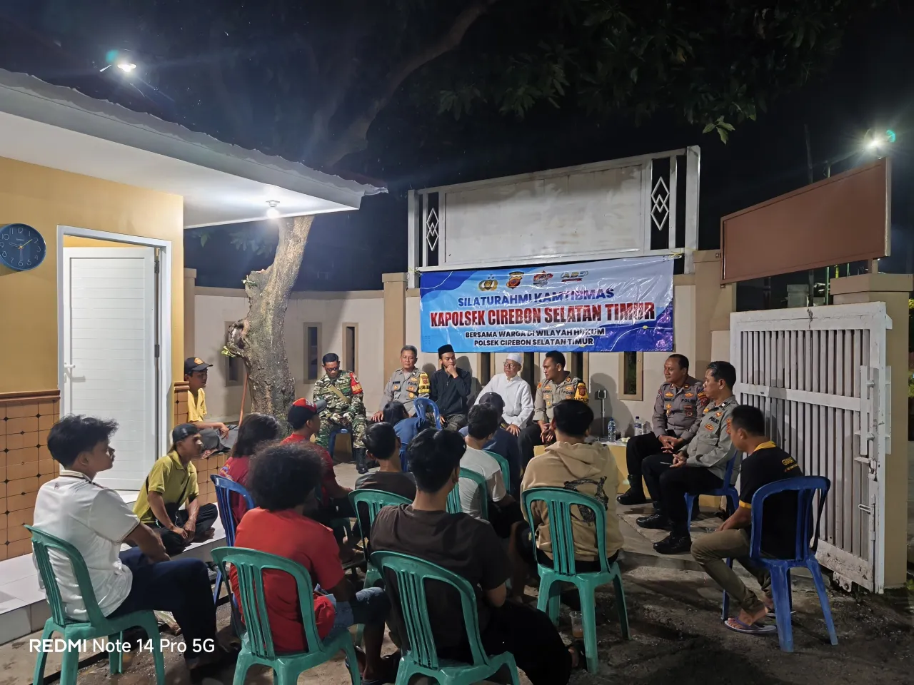 Silaturahmi Kamtibmas Tugu Dalam, Kapolsek Seltim Bangun Sinergi Cegah Tawuran