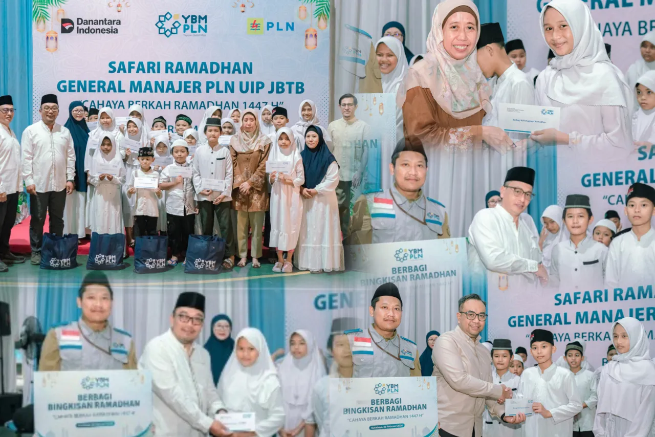 Safari Ramadhan 1447 H, PLN UPP JBTB 2 dan YBM PLN UIP JBTB Berbagi Santunan untuk Anak Yatim