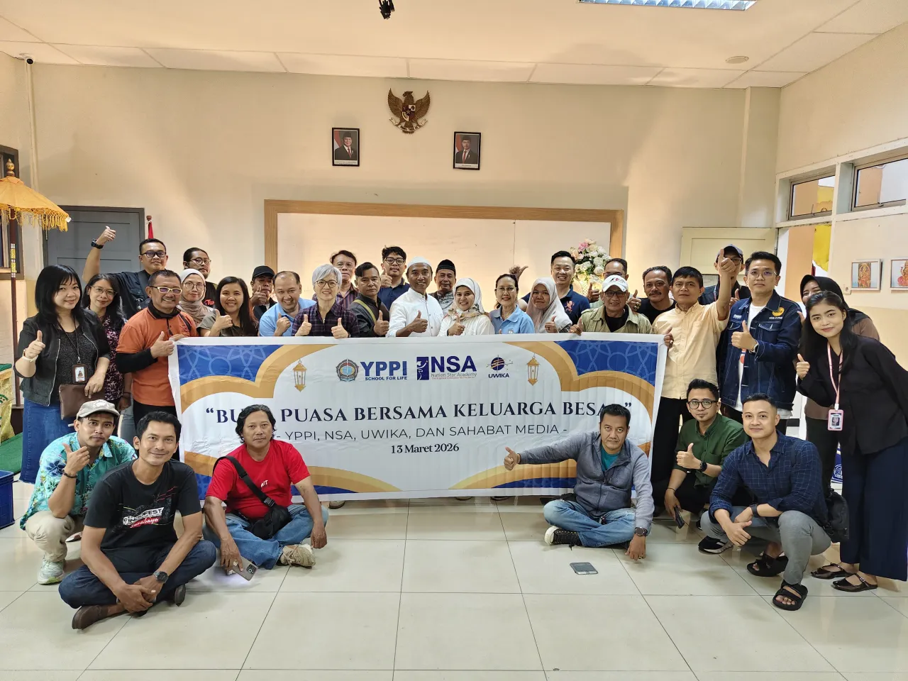 Buka Puasa Bersama YPPI, NSA, dan UWIKA, Pererat Silaturahmi dengan Sahabat Media