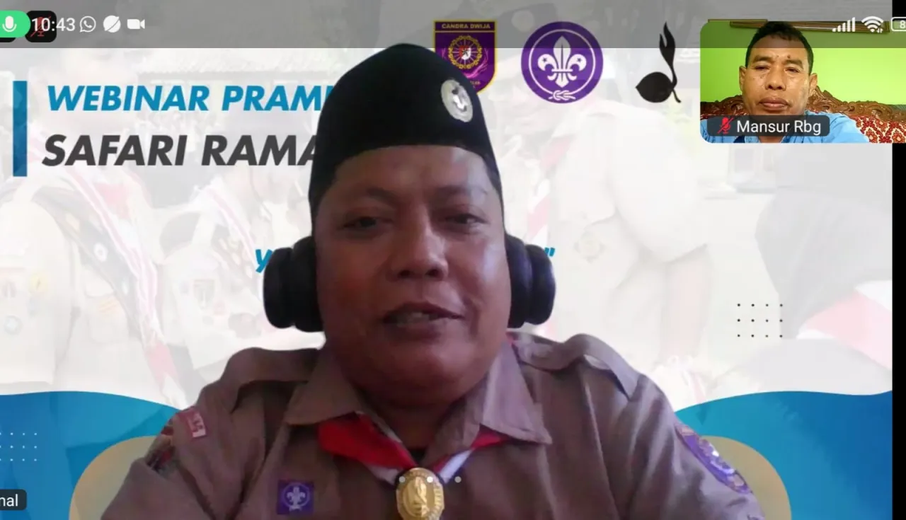 Webinar Hari Ke Dua Bedah SKU Penggalang Bagi Pembina SMP Dan Pangkalan SD