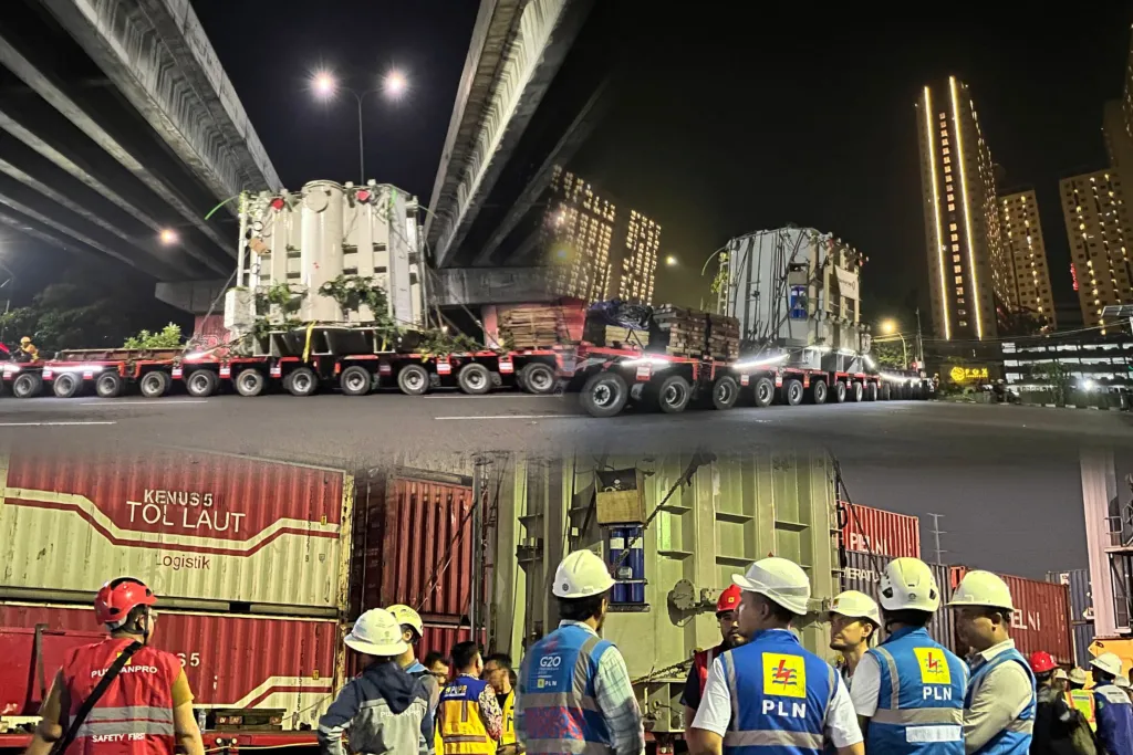 Sokong Kelistrikan Jantung Jawa Timur, 6 Unit IBT GISTET 500 kV Waru Tiba di Pelabuhan Mirah, Tanjung Perak