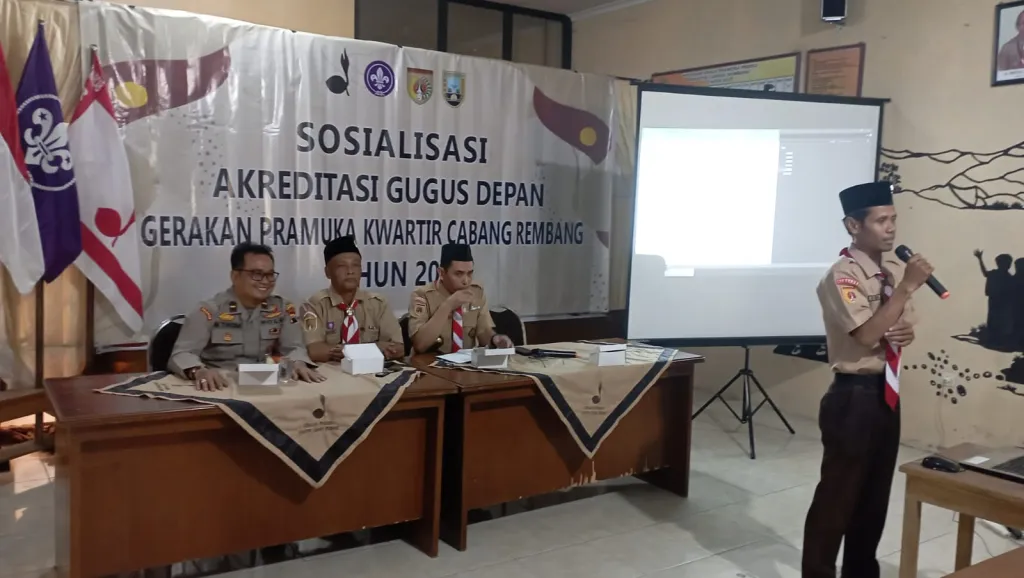 Kwarcab Rembang Siapkan Gudep Ikuti Akreditasi Tim Asesor Kwarda Jawa Tengah
