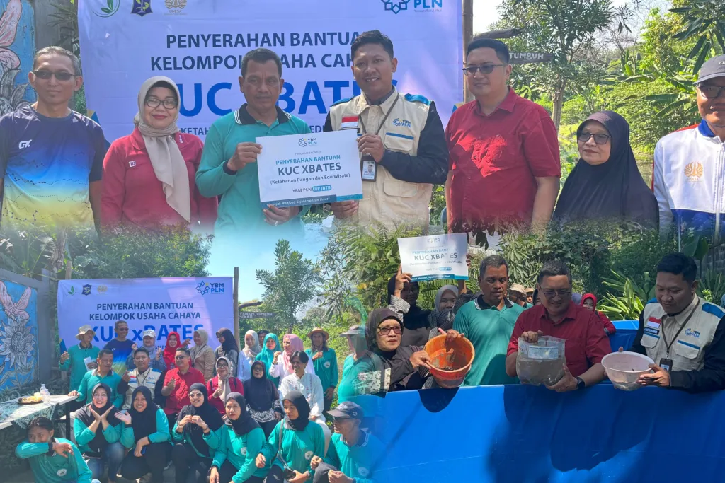 YBM PLN UIP JBTB Perkuat Ketahanan Pangan KUC xBates, Siapkan Kawasan Eduwisata Berbasis Pertanian dan Perikanan