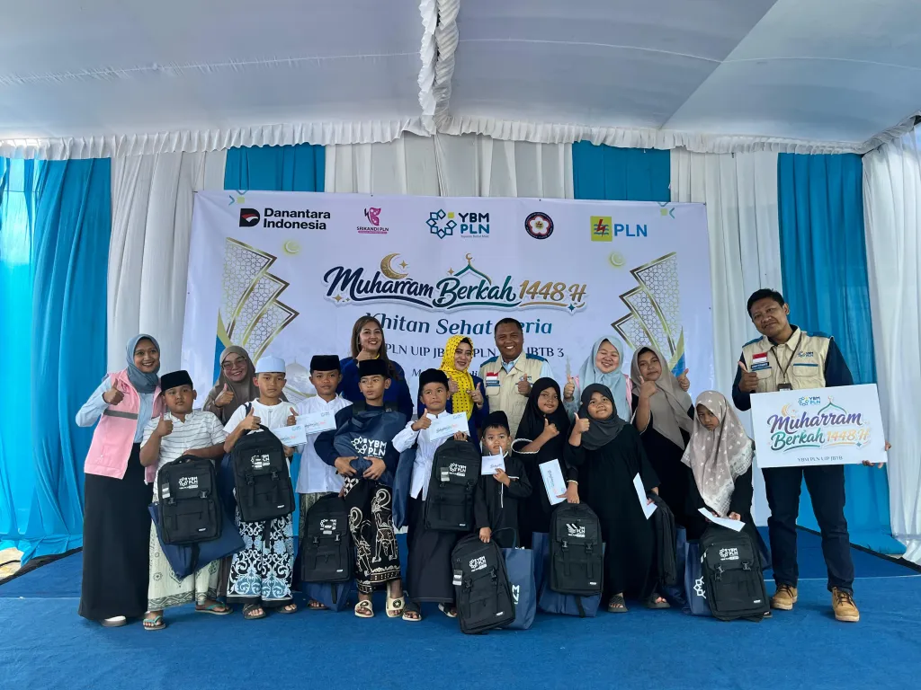 YBM PLN UIP JBTB Gelar Khitan Sehat Ceria dan Kado Muharram, Hadirkan Kebahagiaan bagi Anak Yatim dan Dhuafa
