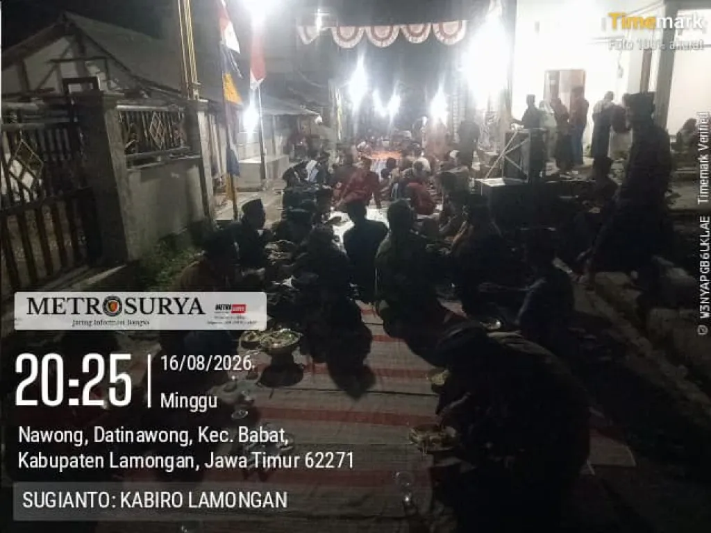 Nawong Gelar Tasyakuran, Tahlil dan Doa Bersama Sambut HUT ke-81 Kemerdekaan RI