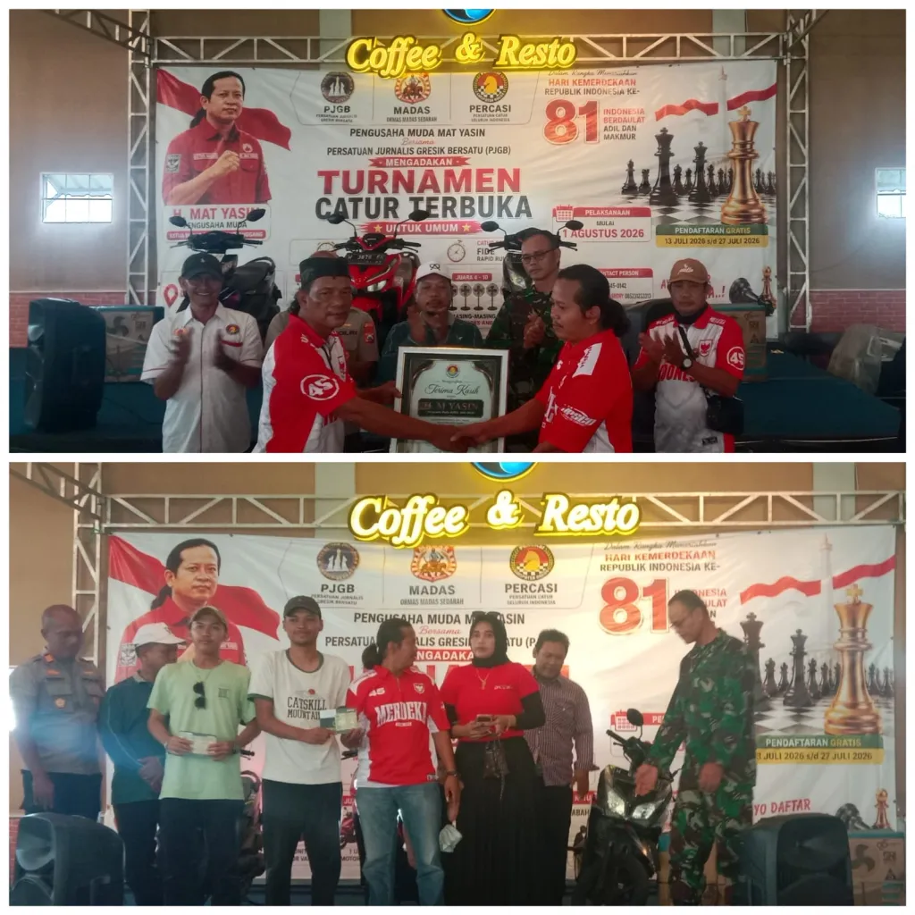 Sambut HUT ke-81 RI, Turnamen Catur Dapat Apresiasi Luas, Hadiah Umrah Dijanjikan Tahun Depan
