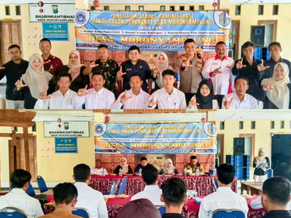Kekosongan Perangkat Desa Moronyamplung Mulai Penjaringan, Proses Dikawal Tiga Pilar