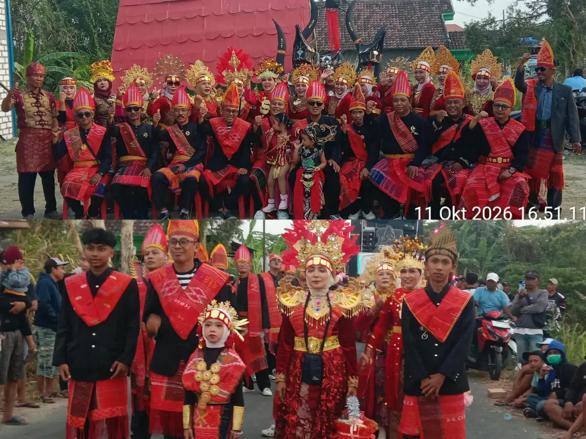 Semarak Karnaval Budaya Desa Bulurejo: Busana Adat Nusantara Meriahkan Jalanan Benjeng