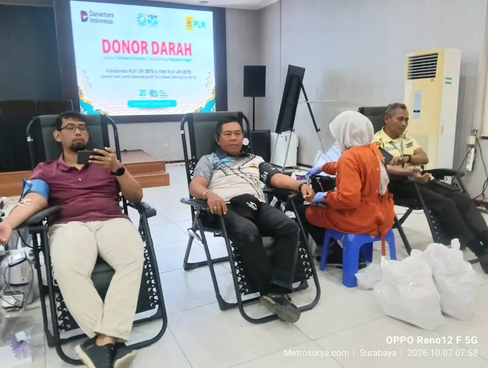 Donor Darah HLN ke-81 dan Milad YBM PLN ke-20, PLN UIP JBTB Ajak Jadi Pahlawan Kebaikan