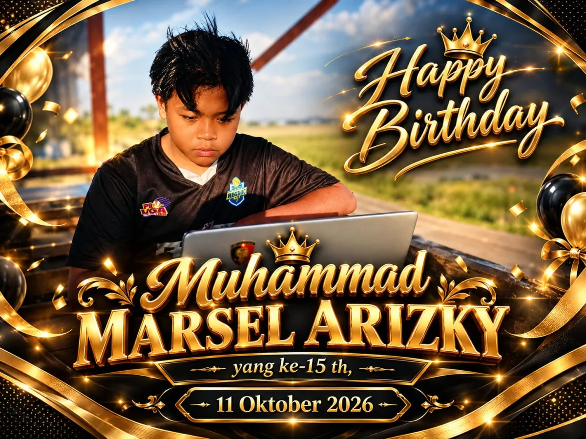 Genap Usia 15 Tahun, Muhammad Marsel Arizky Diharapkan Berprestasi dan Membanggakan Keluarga