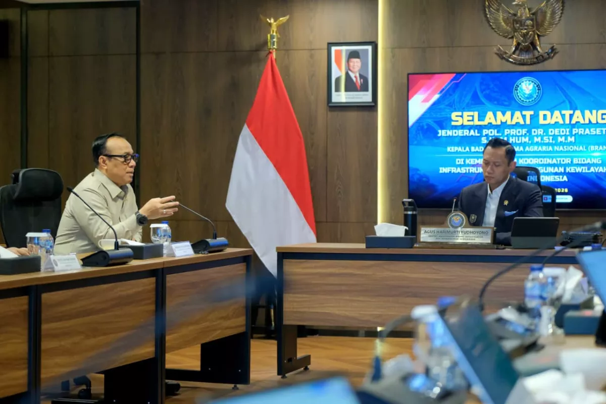 Kepala BRAN dan Menko Infrastruktur Perkuat Sinergi, Dorong Tanah Lebih Produktif bagi Rakyat