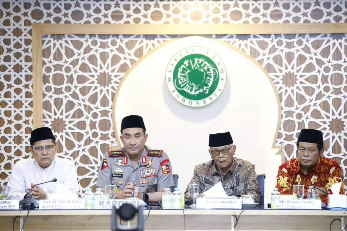 Kapolri Suyudi Silaturahmi dengan Pimpinan MUI, Perkuat Sinergi Jaga Keamanan dan Kerukunan