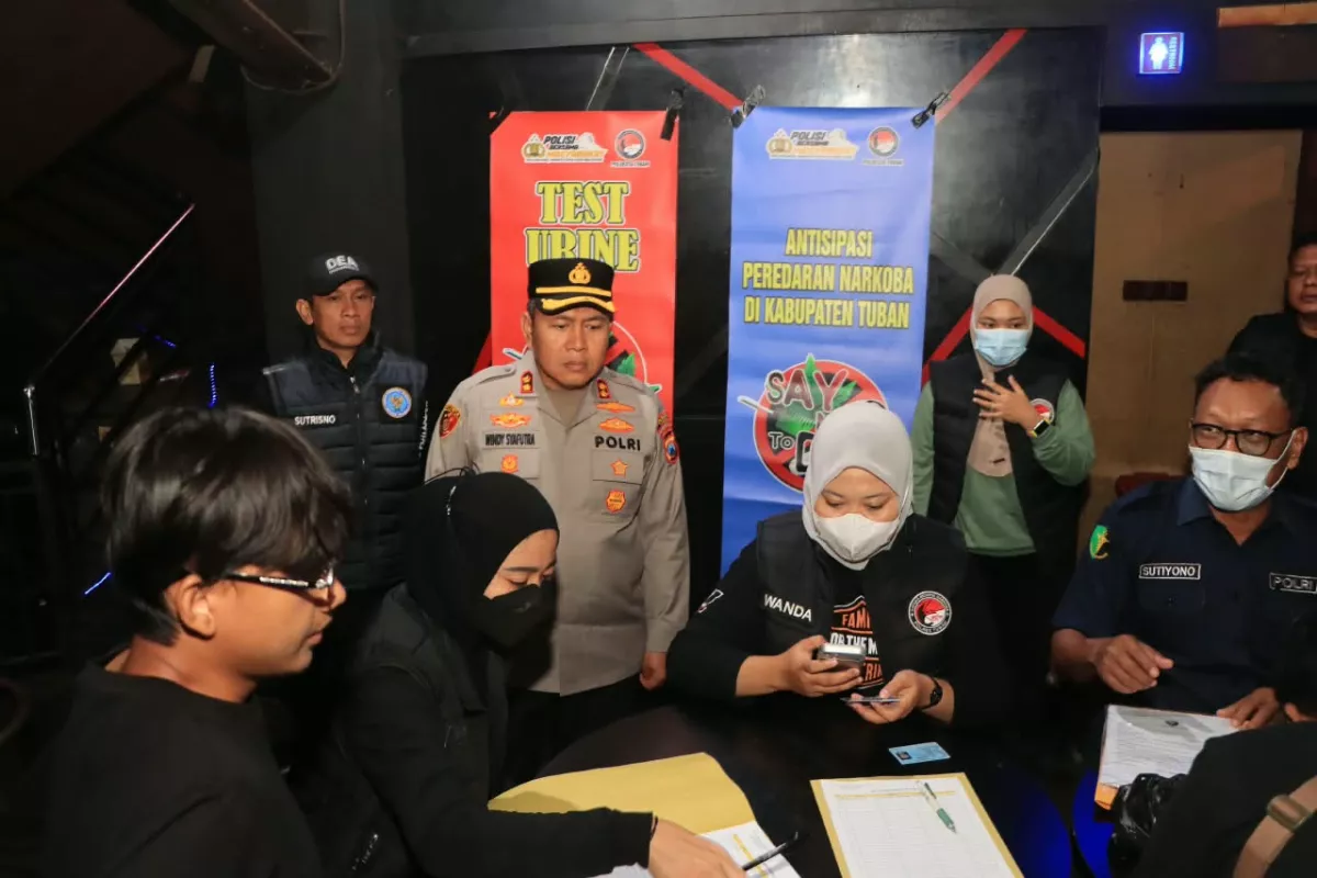Polresta Tuban Gencar Razia THM, Kedepankan Langkah Preventif dan Edukasi Cegah Narkoba