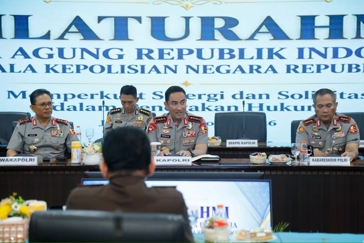 Temui Jaksa Agung, Kapolri Dorong Kolaborasi Penegakan Hukum